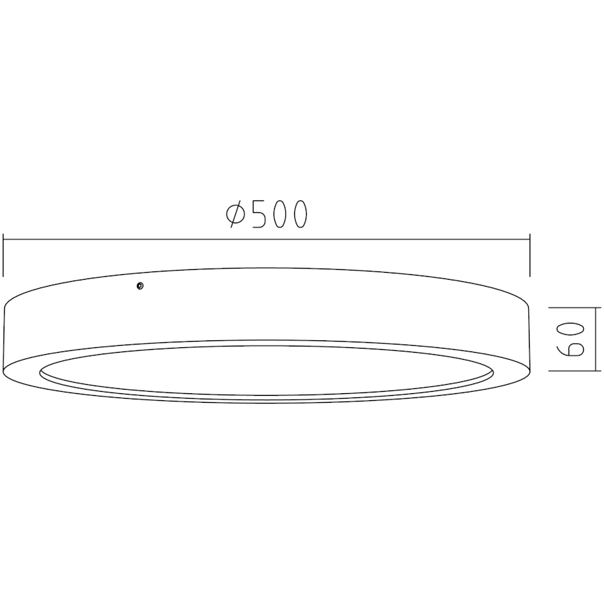 APLED - Iluminação de teto LED RONDO LED/48W/230V d. 50 cm carvalho