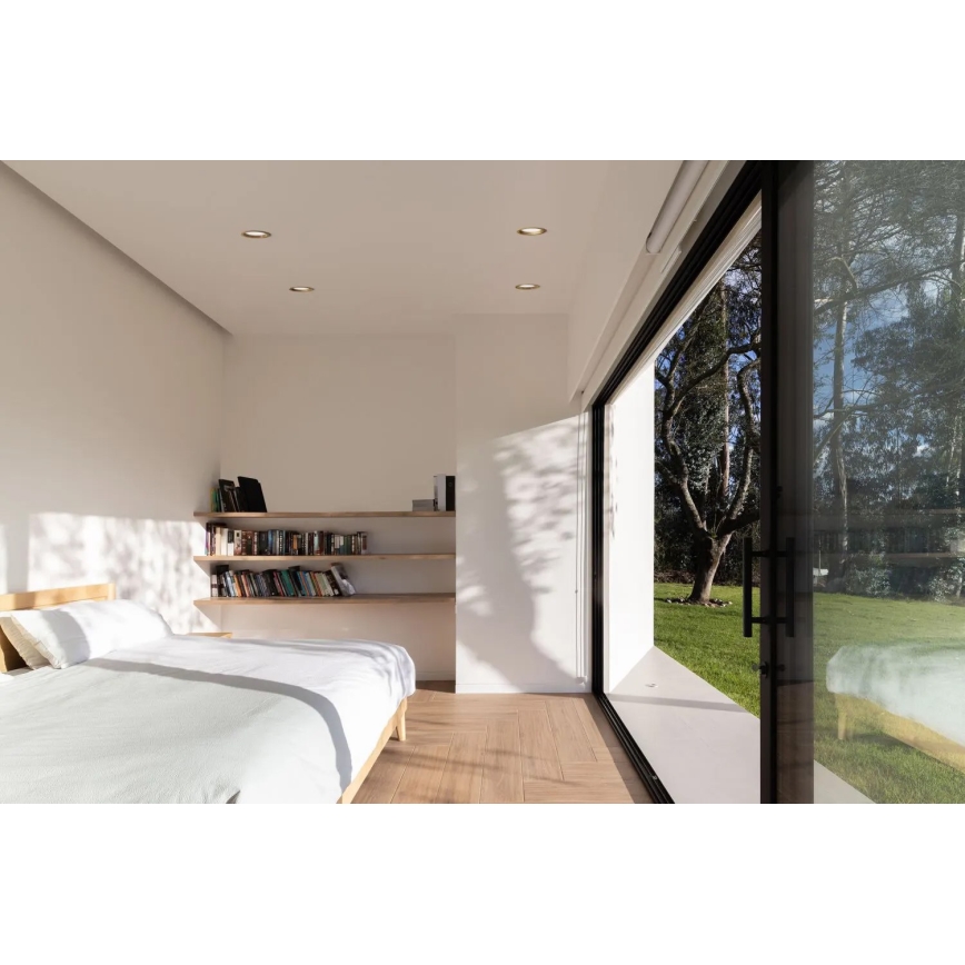 APLED - Foco de encastrar LED RONDO WOODLINE LED/6W/230V 3000K diâmetro 15 cm carvalho madeira maciça