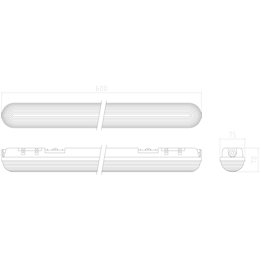 APLED - LED Iluminação integrada DUSTER LED/18W/230V IP65 4000K