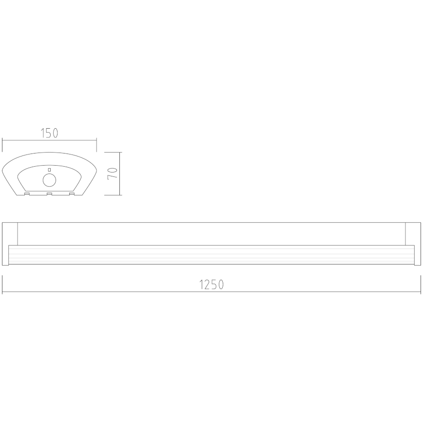 APLED - LED Iluminação integrada TROUT LED/72W/230V 4000K