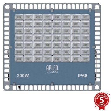 APLED - Luz de inundação LED de exterior PRO LED/200W/230V IP66 20000lm 6000K