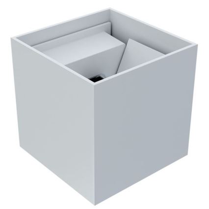 APLED - Luz de parede LED de exterior CUBE 2xLED/3W/230V IP65
