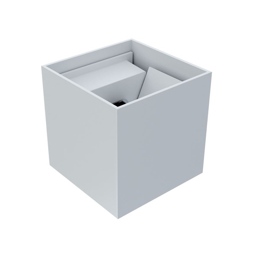 APLED - Luz de parede LED de exterior CUBE 2xLED/3W/230V IP65