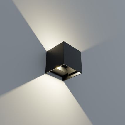 APLED - Luz de parede LED de exterior CUBE 2xLED/3W/230V IP65