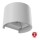 APLED - Luz de parede LED de exterior OVAL 2xLED/3W/230V IP65