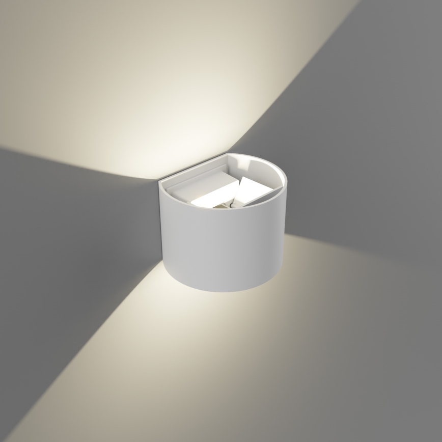 APLED - Luz de parede LED de exterior OVAL 2xLED/3W/230V IP65