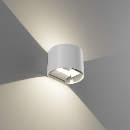 APLED - Luz de parede LED de exterior OVAL 2xLED/3W/230V IP65