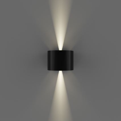 APLED - Luz de parede LED de exterior OVAL 2xLED/3W/230V IP65