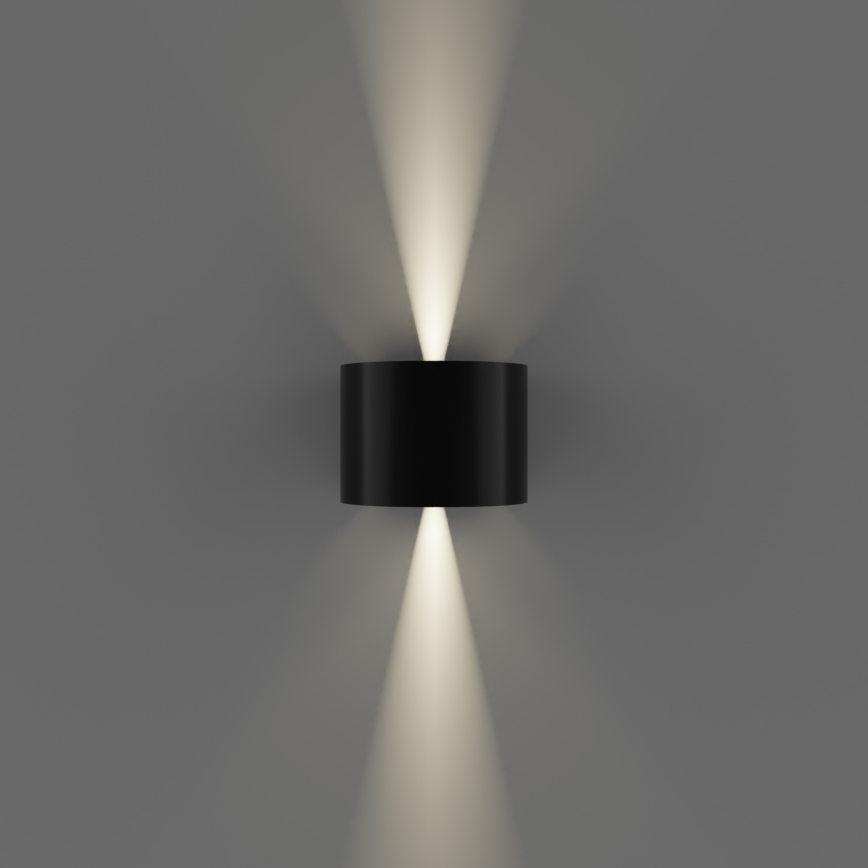 APLED - Luz de parede LED de exterior OVAL 2xLED/3W/230V IP65