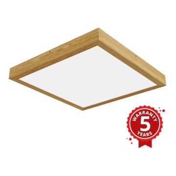 APLED - Painel montado à superfície LED QUADRA LED/40W/230V carvalho