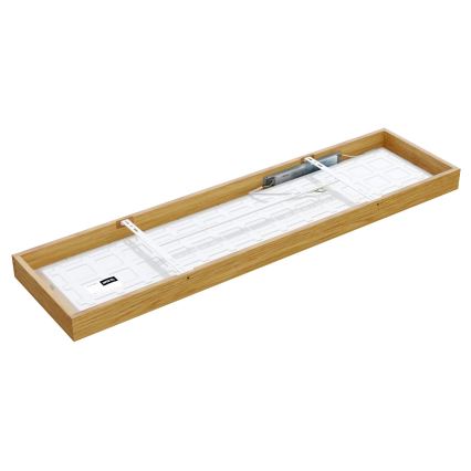 APLED - Painel montado à superfície LED QUADRA LED/42W/230V carvalho