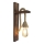 Aplique de parede AHSAP 1xE27/40W/230V pinho nogueira