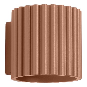 Aplique de parede AURA 1xG9/10W/230V castanho