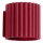 Aplique de parede AURA 1xG9/10W/230V vermelho