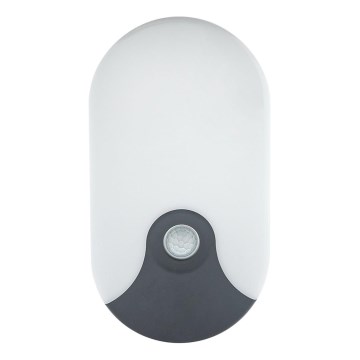 Aplique de parede exterior com sensor de movimento LED/18W/230V IP44 antracite