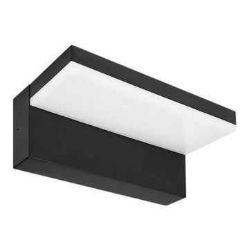 Aplique de parede exterior LED/9W/230V 4000K IP44 preto