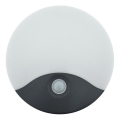Aplique de parede exterior LED com sensor de movimento LED/18W/230V IP44 branco