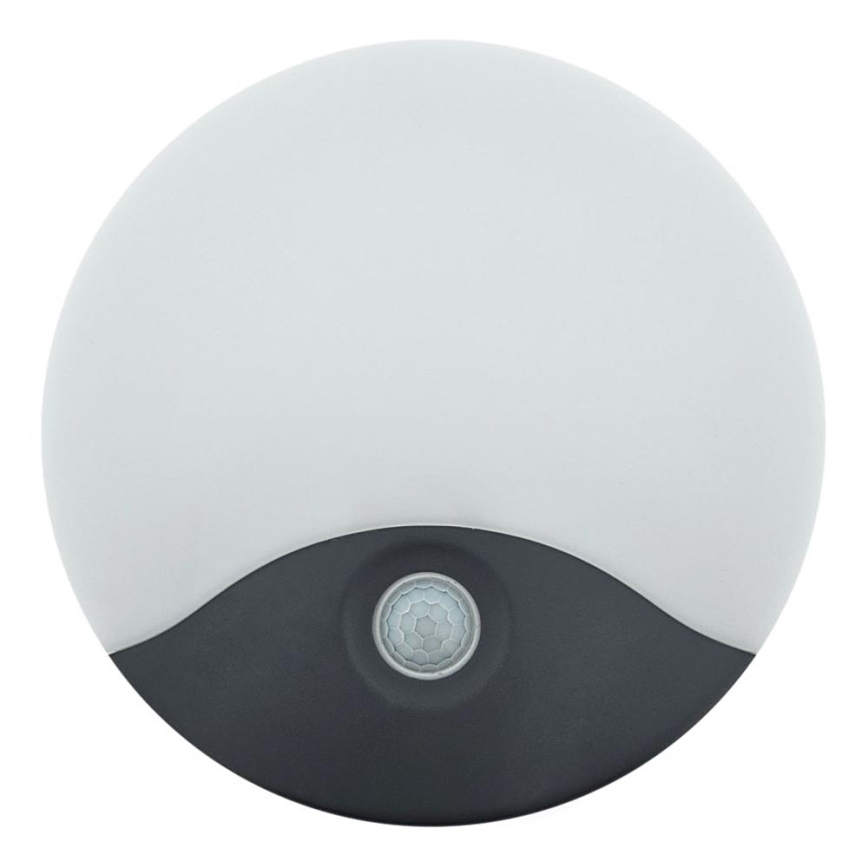 Aplique de parede exterior LED com sensor de movimento LED/18W/230V IP44 branco