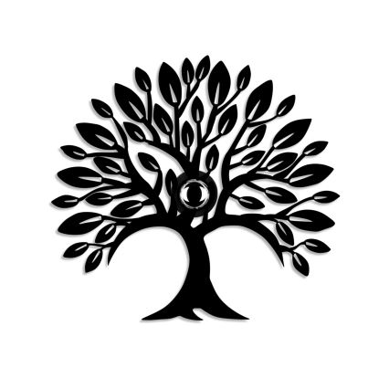 Aplique de parede HEART TREE 1xE27/40W/230V preto