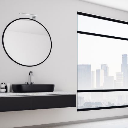 Aplique de parede LED para casa de banho SHINE LED/11W/230V 45 cm IP44 acabamento cromado brilhante