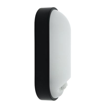 Luminária de parede exterior LED dimerizável com sensor de movimento LED/12/15/18W/230V 3000K/4000K/6500K IP65 preto/branco