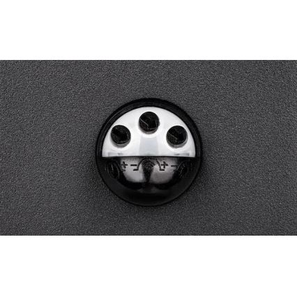 Aplique de parede LED para exterior com sensor HESTIO LED/9W/230V 4000K IP44 preto