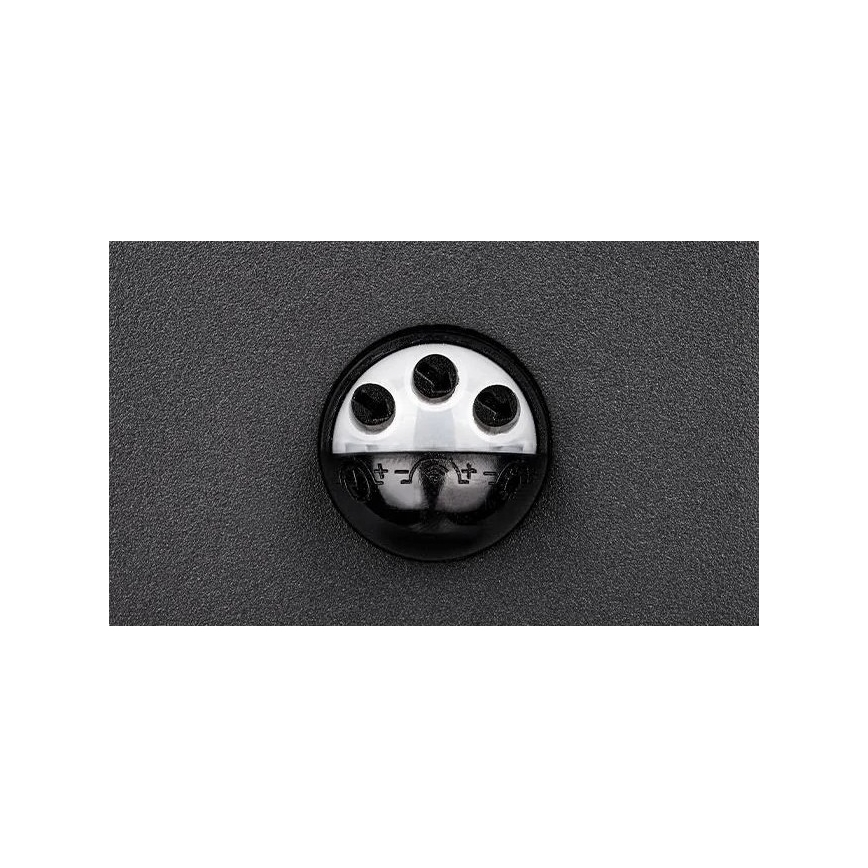 Aplique de parede LED para exterior com sensor HESTIO LED/9W/230V 4000K IP44 preto