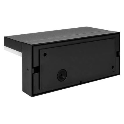 Aplique de parede LED para exterior com sensor HESTIO LED/9W/230V 4000K IP44 preto