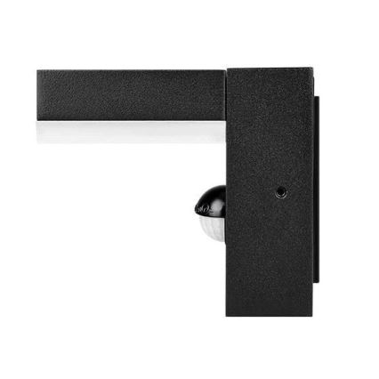 Aplique de parede LED para exterior com sensor HESTIO LED/9W/230V 4000K IP44 preto