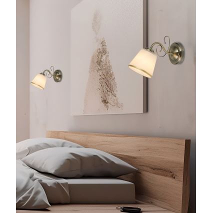 Aplique de parede LOSANNA 1xE14/40W/230V latão