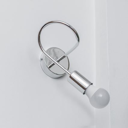 Aplique de parede OXFORD 1xE27/15W/230V cromado brilhante