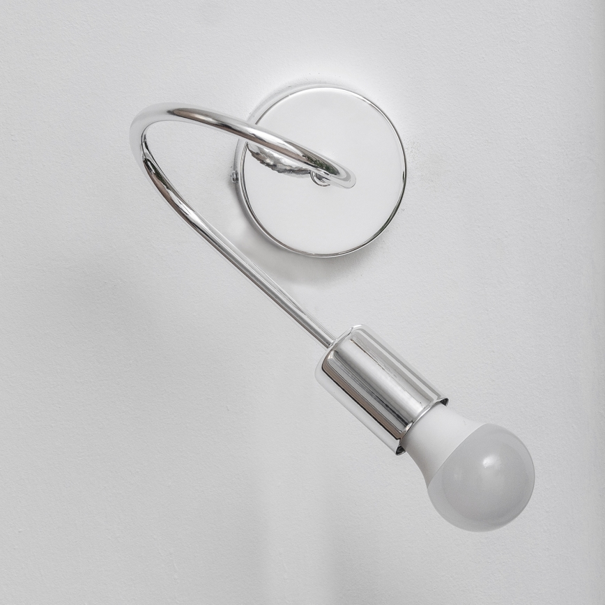Aplique de parede OXFORD 1xE27/15W/230V cromado brilhante