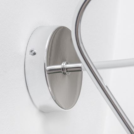 Aplique de parede OXFORD 1xE27/15W/230V cromado brilhante