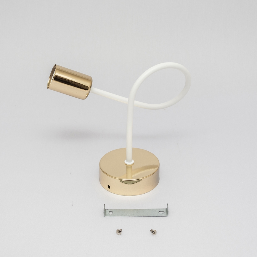 Aplique de parede OXFORD 1xE27/15W/230V dourado/branco
