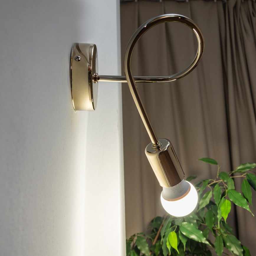Aplique de parede OXFORD 1xE27/15W/230V dourado