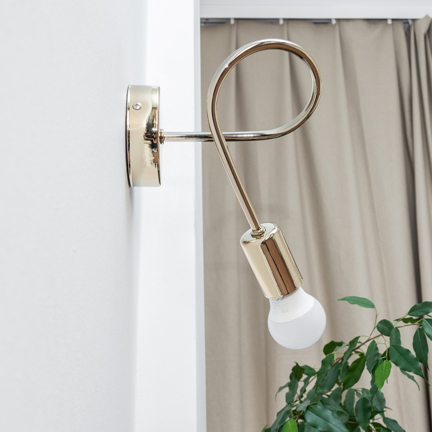 Aplique de parede OXFORD 1xE27/15W/230V dourado