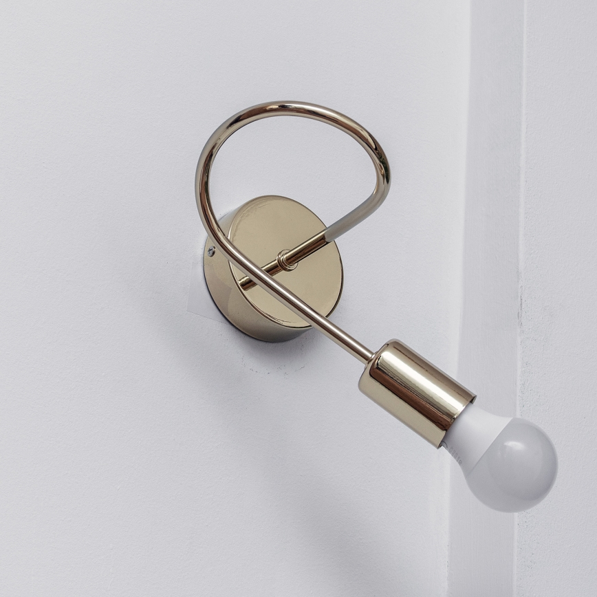 Aplique de parede OXFORD 1xE27/15W/230V dourado