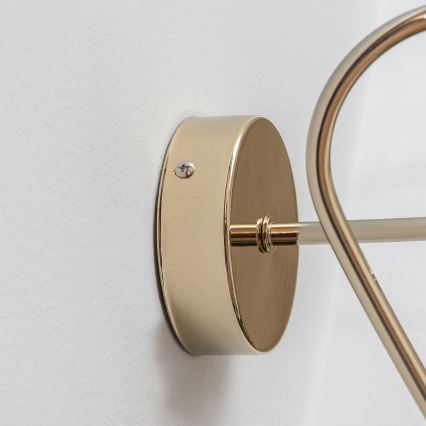 Aplique de parede OXFORD 1xE27/15W/230V dourado