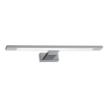 Aplique de parede para casa de banho SHINE LED/7W/230V 40 cm IP44 cromo brilhante