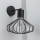 Aplique de parede SOLANO 1xE27/15W/230V preto/cromado brilhante