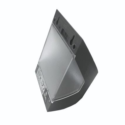 Aplique de parede solar LED com sensor LED/3W/3,7V 3000/4000K 1200 mAh IP54 antracite