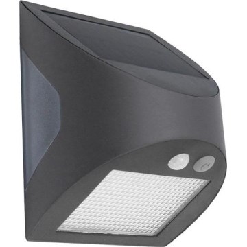 Aplique de parede solar LED com sensor LED/3W/3,7V 3000/4000K 1200 mAh IP54 antracite