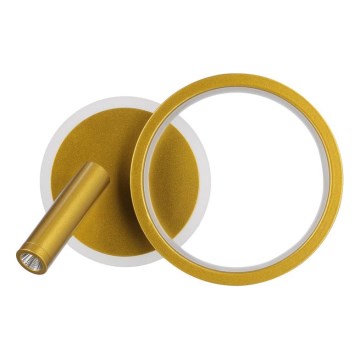 Aplique de parede spot LED MONET LED/15W/230V dourado