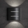 Aplique LED de parede para exterior REFAZI LED/6W/230V IP54 antracite