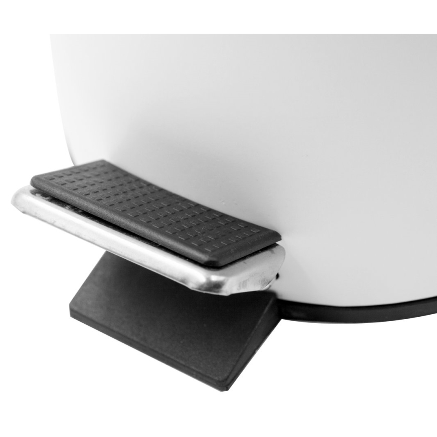 Aqualine - Caixote do lixo SIMPLE LINE 3 l branco mate