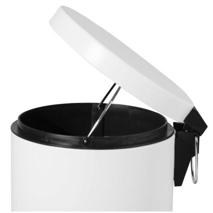 Aqualine - Caixote do lixo SIMPLE LINE 3 l branco mate