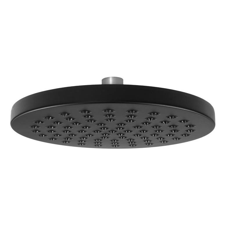 Aqualine - Chuveiro de teto diâmetro 20 cm mate preto