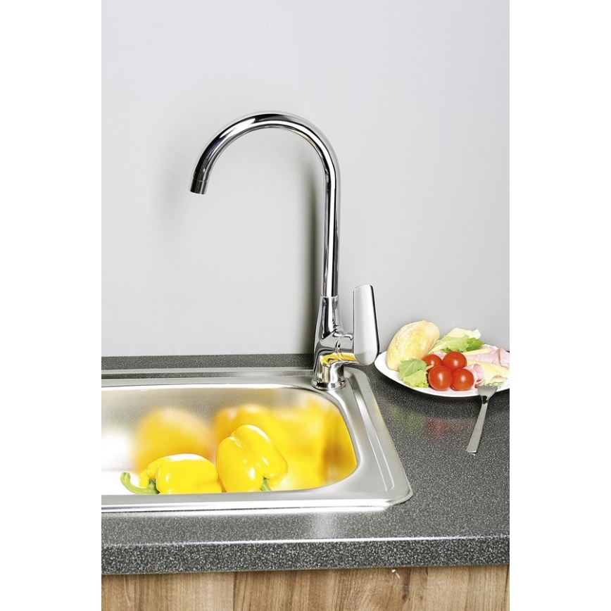 Aqualine - Torneira de cozinha LOTTA cromo brilhante