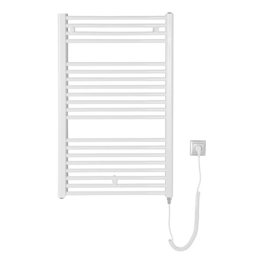 Aqualine - Radiador elétrico para casa de banho DIRECT-E 400W/230V 96 cm branco direito