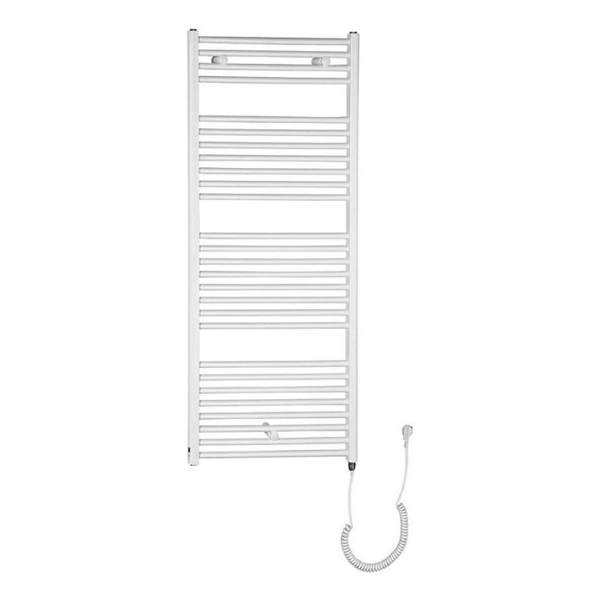 Aqualine - Radiador elétrico para casa de banho DIRECT-E 600W/230V 132 cm branco direito